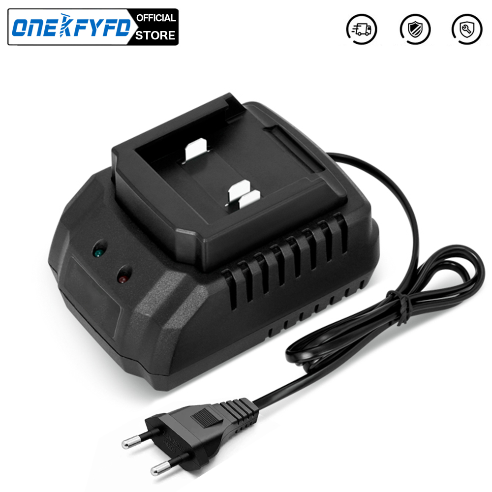 Power Tools Uk - Oplader EU/US/UK Plug voor 18V 21V