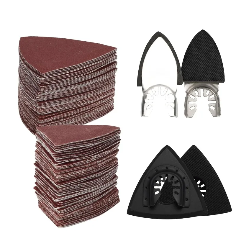 Oscillating Multi Tool - 104-delige set schuurpads voor oscillerende multitool,