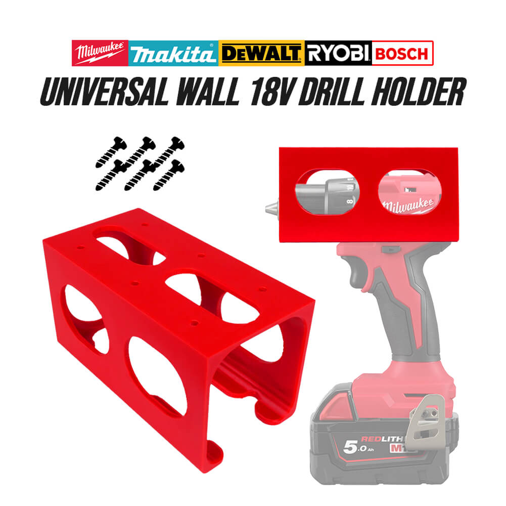 Power Tools Holder - Universele 18V boormachine wandhouder, zware gereedschapsopbergbeugel