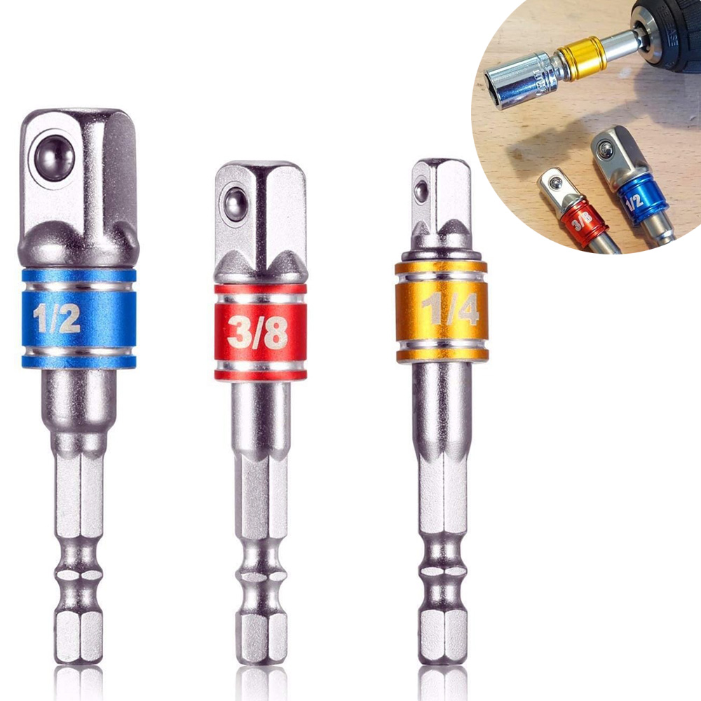 Power Tools Extension - Verlengstuk voor slagschroevendraaier, zeskantige adapter voor