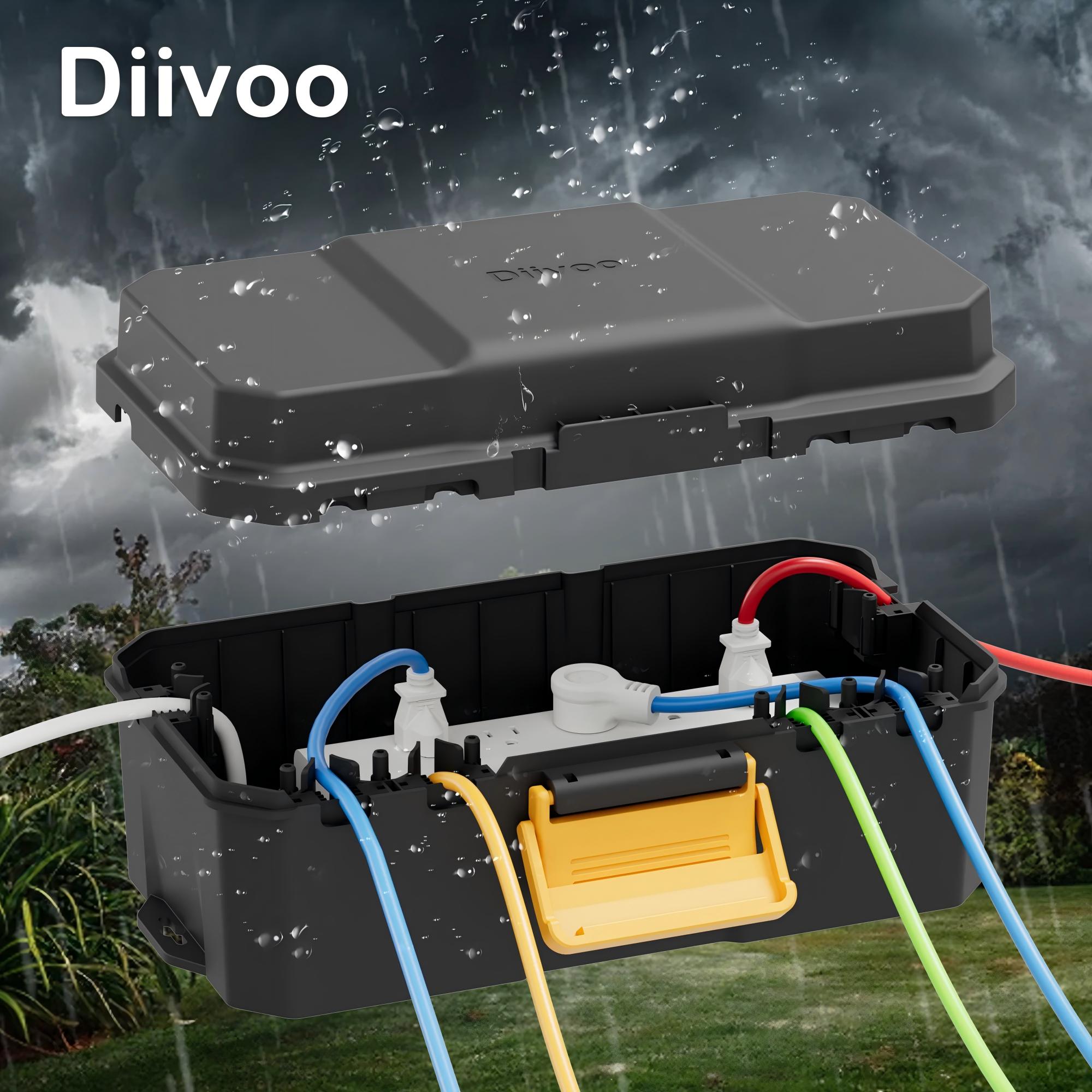 Power Tools Extension - Diivoo waterdichte elektrische kast buiten kabelverbinding