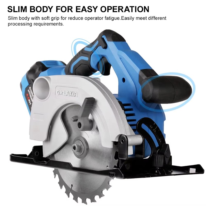 Power Tools Machine - Draadloze cirkelzaag Handbediende draagbare Li-lon elektrisch