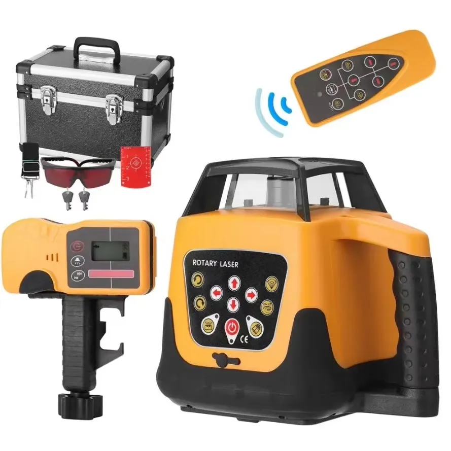 Power Tools That Are Green - Automatisch roterend laserwaterpasinstrument 500m rood groen