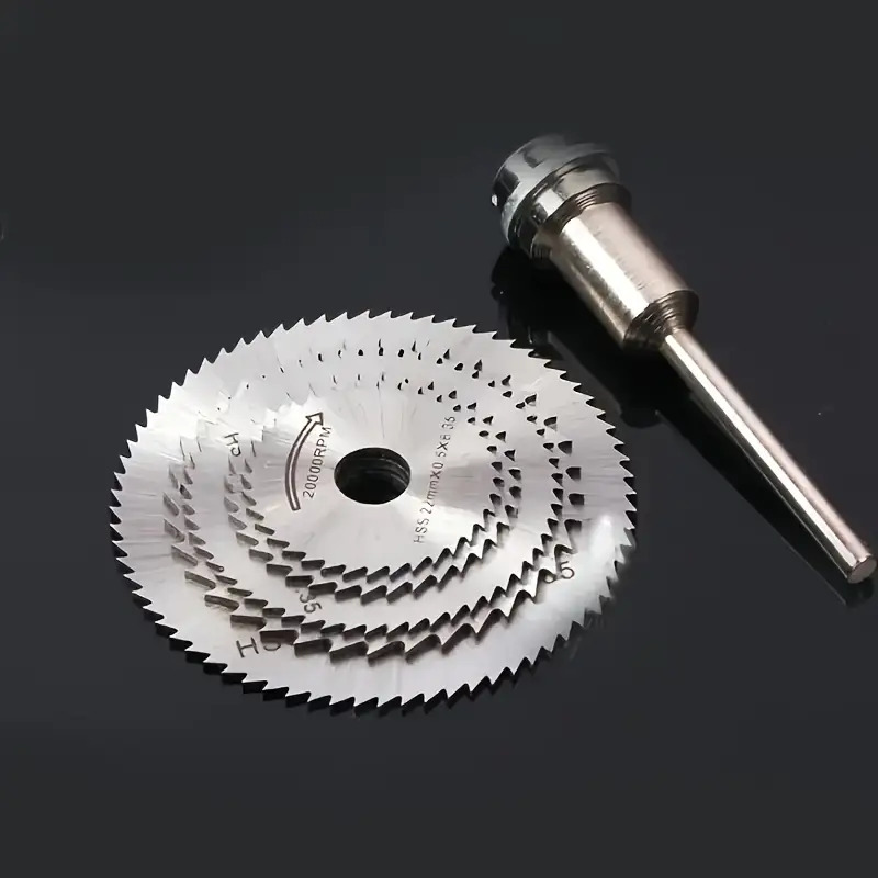 Circular Saw Cordless - 6-delige mini-cirkelzaagbladen, HSS-snijschijven, roterende boorgereedschapaccessoires voor