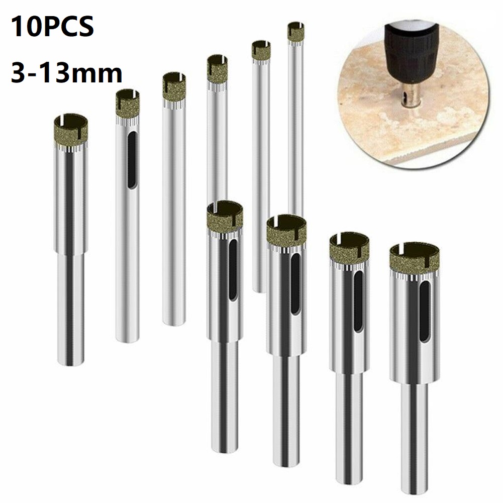 Power Tools Jigsaw - 10PCS 3mm-14mm Diamant Gecoate HSS Boor