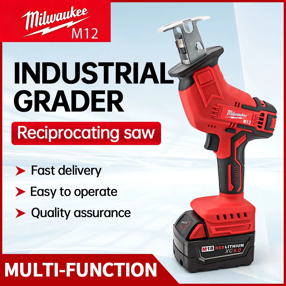 Milwaukee Drill Sawzall - Milwaukee M12 18V Draadloze Borstelloze Reciprocating