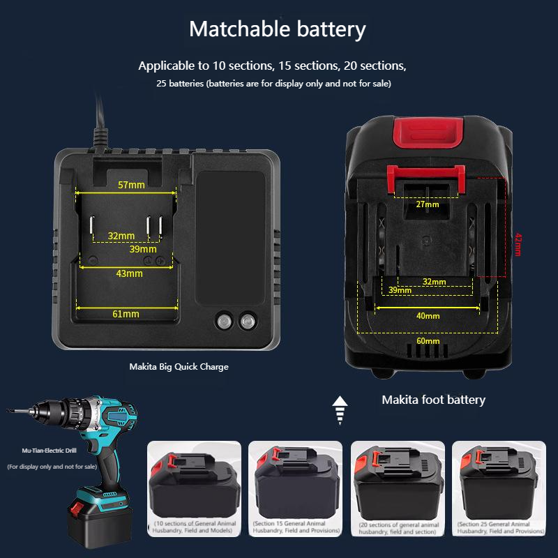 EU US 18V 21V Oplader voor Mak - Power Tools Universal Battery recensie en prijs