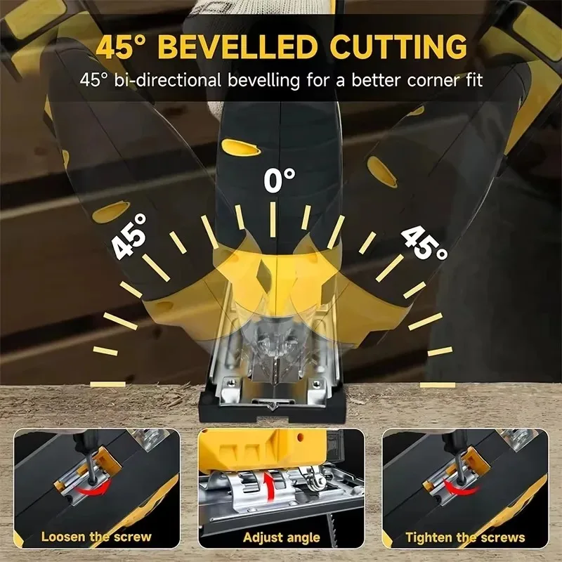 2700 RPM Borstelloze Curvezaag - Power Tools Jigsaw recensie en prijs