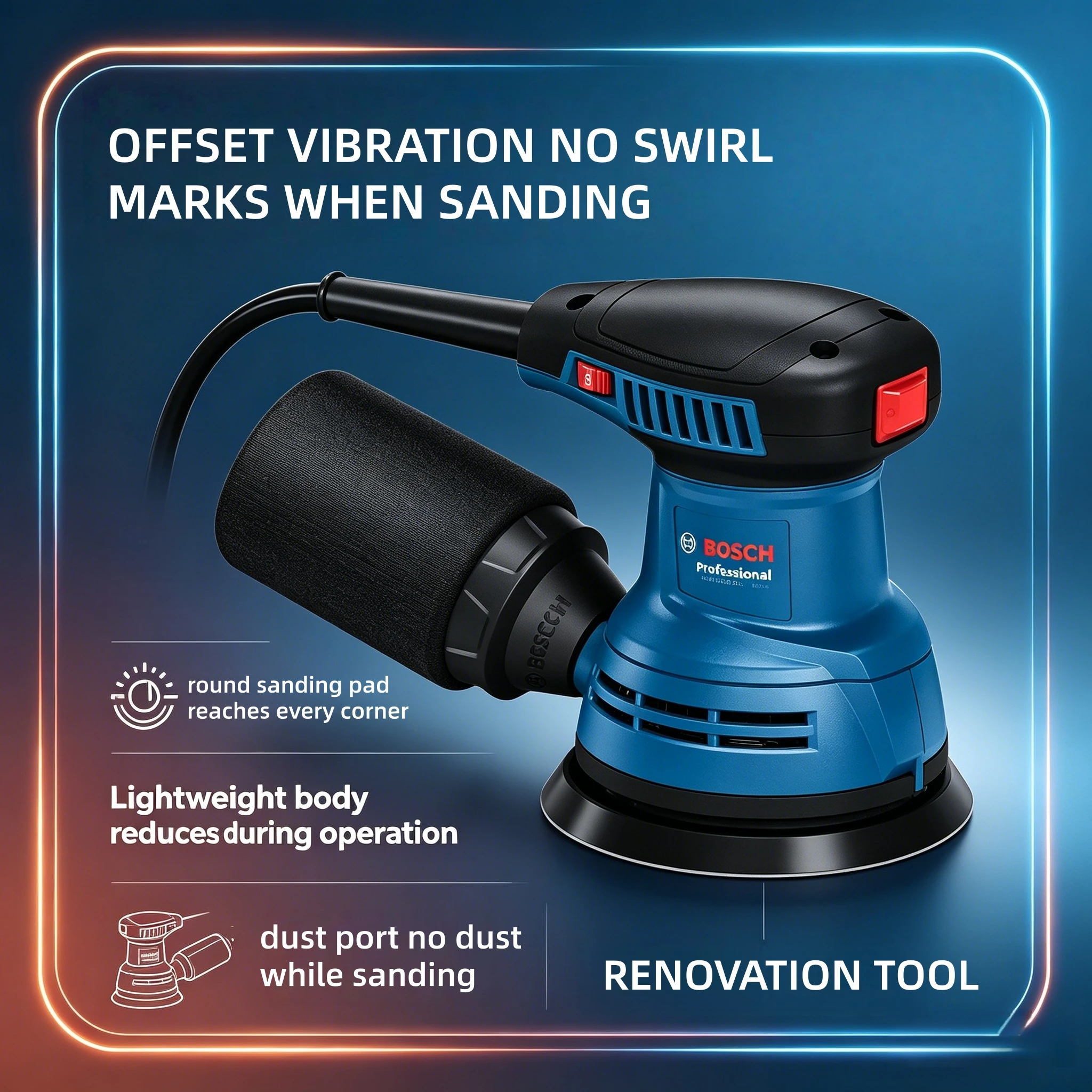 Bosch GEX125 280W elektrische  - Power Tools Sander recensie en prijs