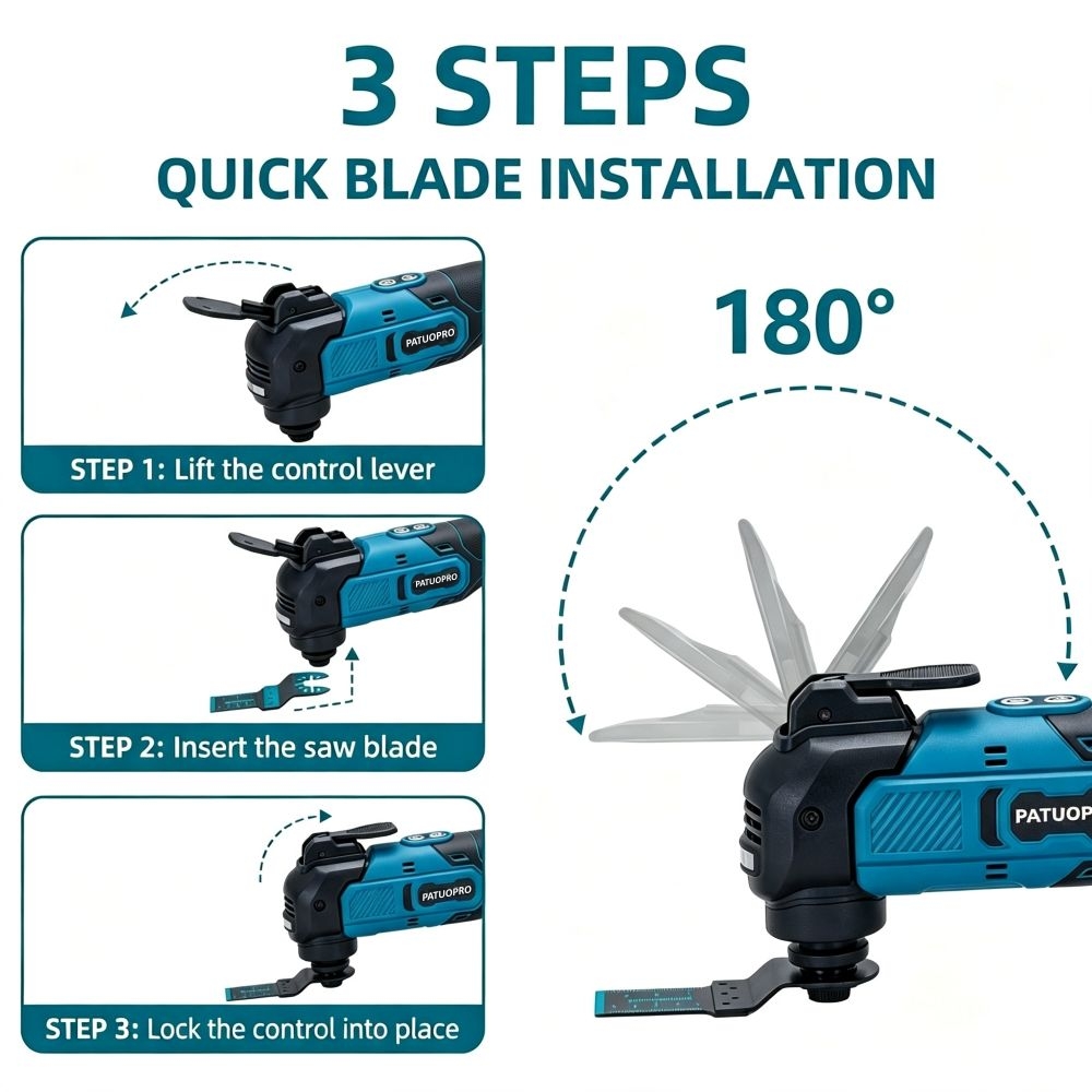 Borstelloze elektrische snoerl - Oscillating Multi Tool recensie en prijs