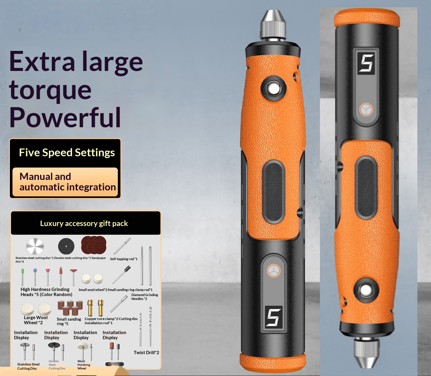 Elektrische slijpmachine, rote - Power Tools Universal Battery recensie en prijs