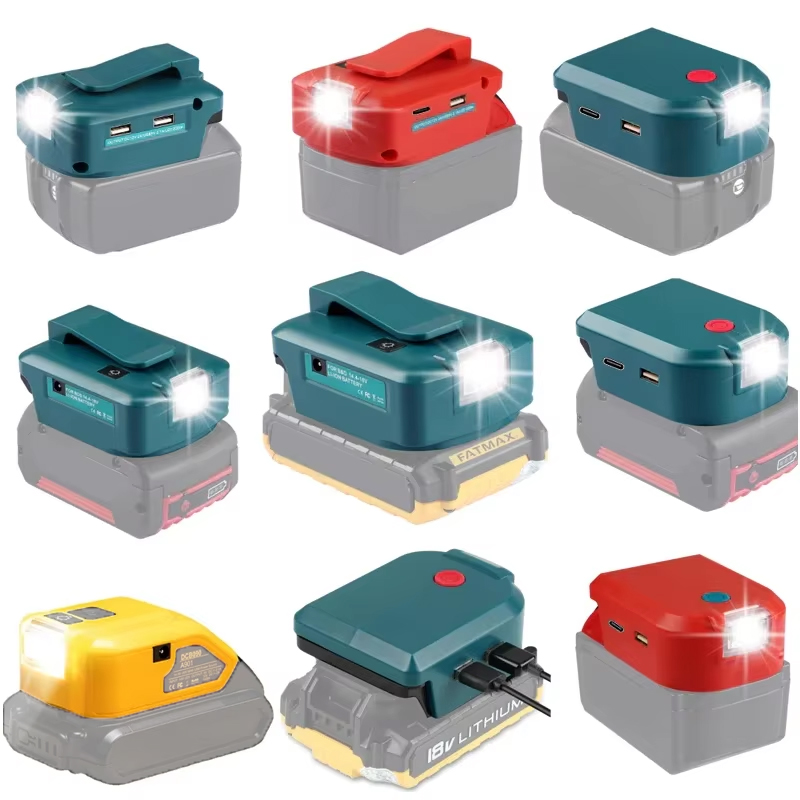 Adapter met licht met Type-c + - Power Tools Types recensie en prijs
