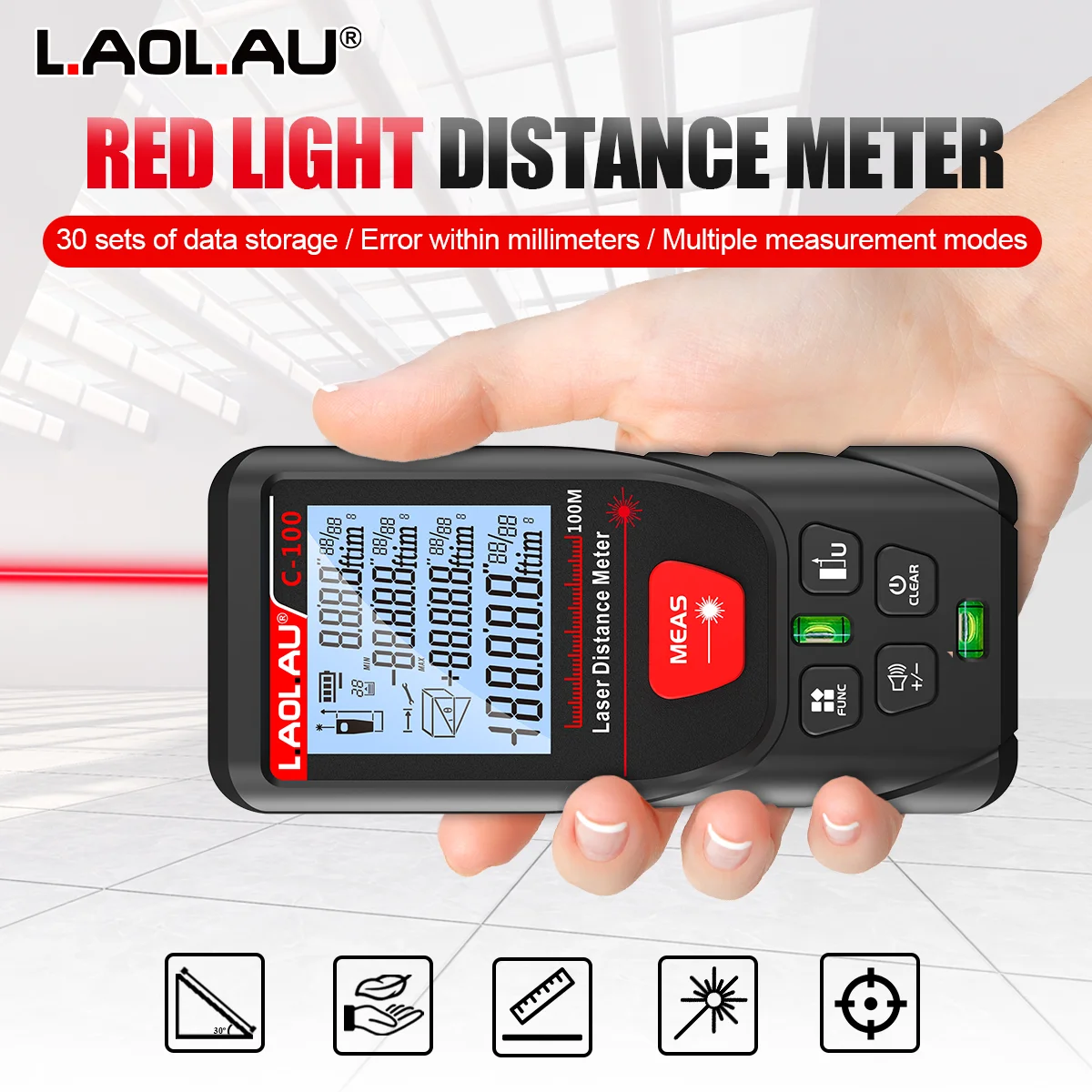 LAOLAU Digitale laserafstandsm - Power Tools That Are Green recensie en prijs