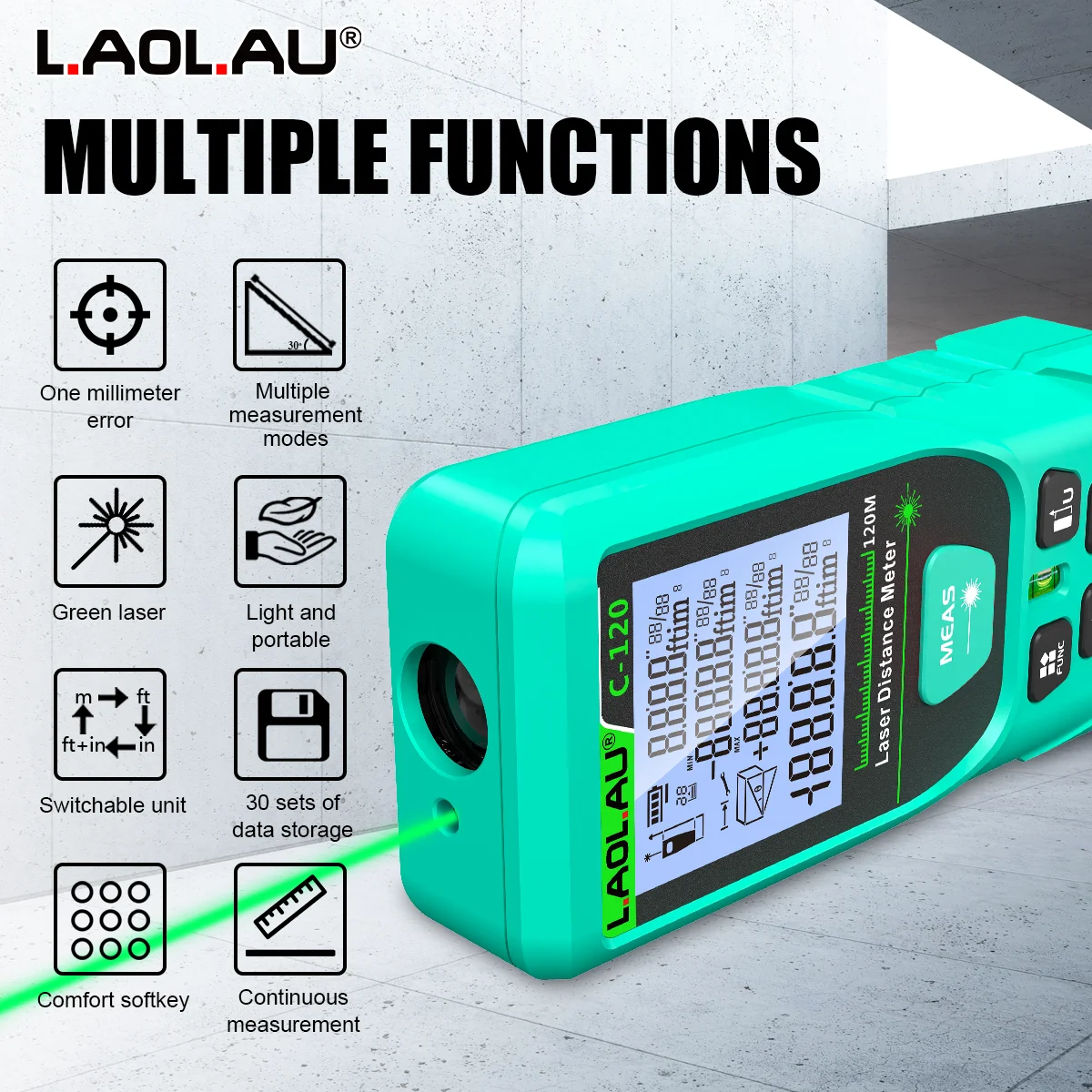 LAOLAU Digitale laserafstandsm - Power Tools That Are Green recensie en prijs