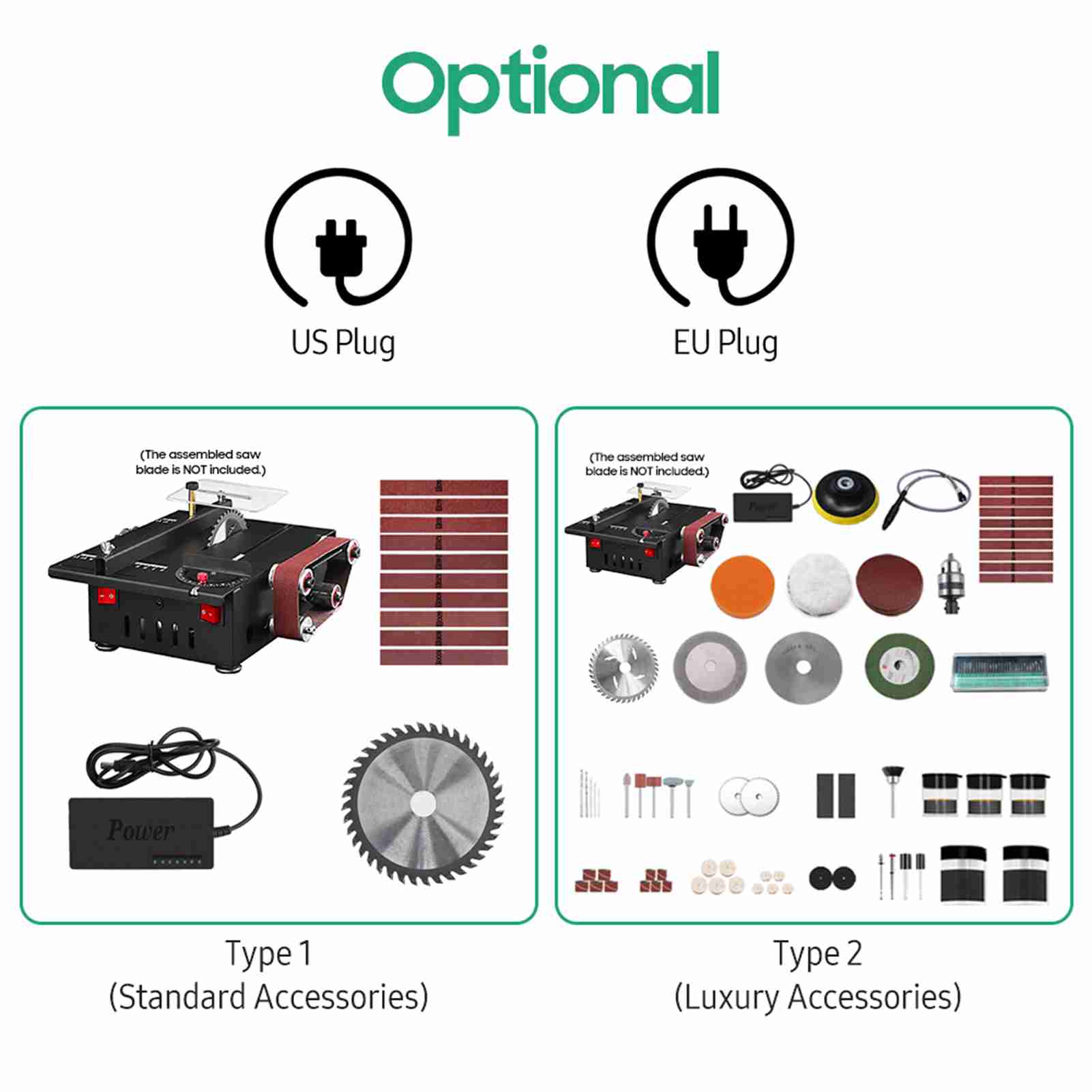 200W mini-banksag en bandschuu - Circular Saw Cordless recensie en prijs
