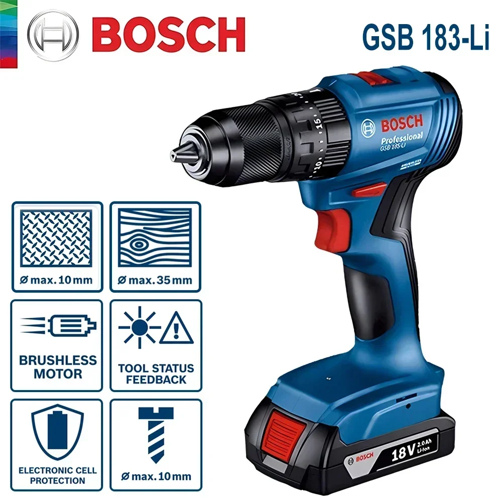 Bosch GSB183-LI 18V accuboorma - Power Tools Machine recensie en prijs