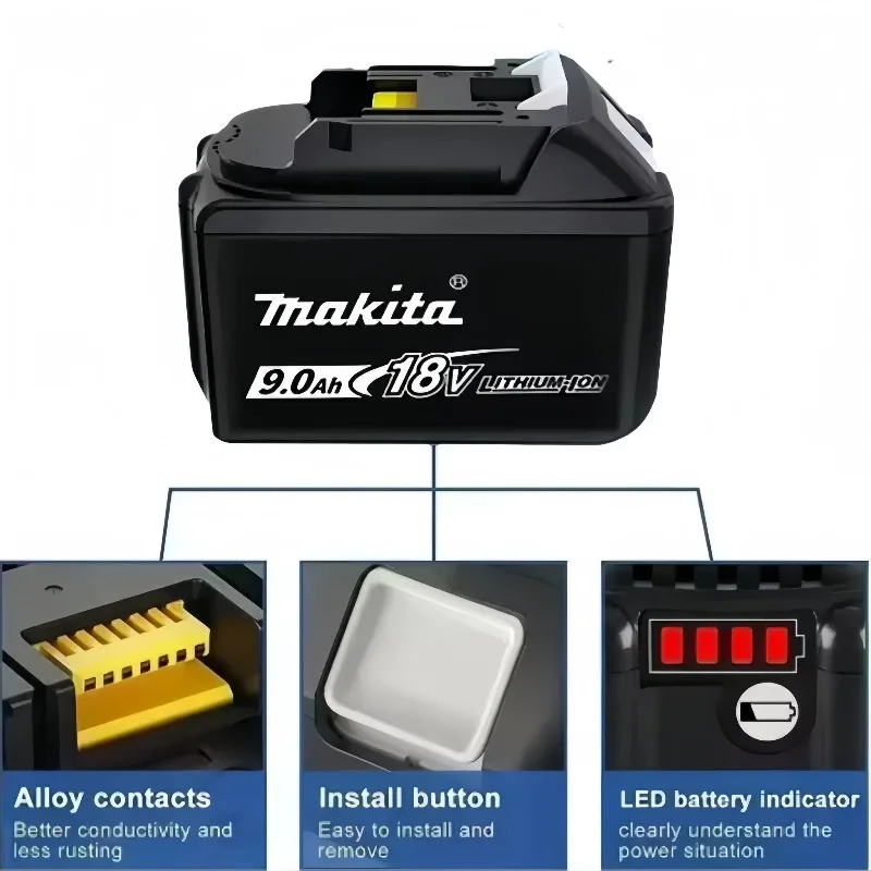 Makita 18V-accu, 6,0 Ah en 9,0 - Power Tools Manufacturers In China recensie en prijs