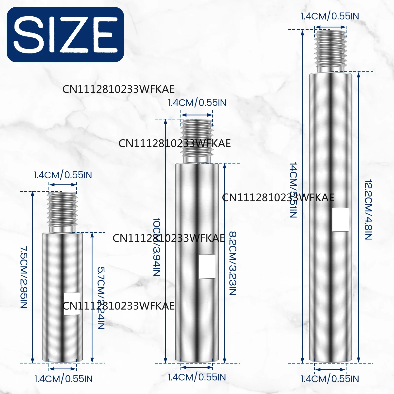 3/9 stuks M14 verlengstuk voor - Power Tools Extension recensie en prijs
