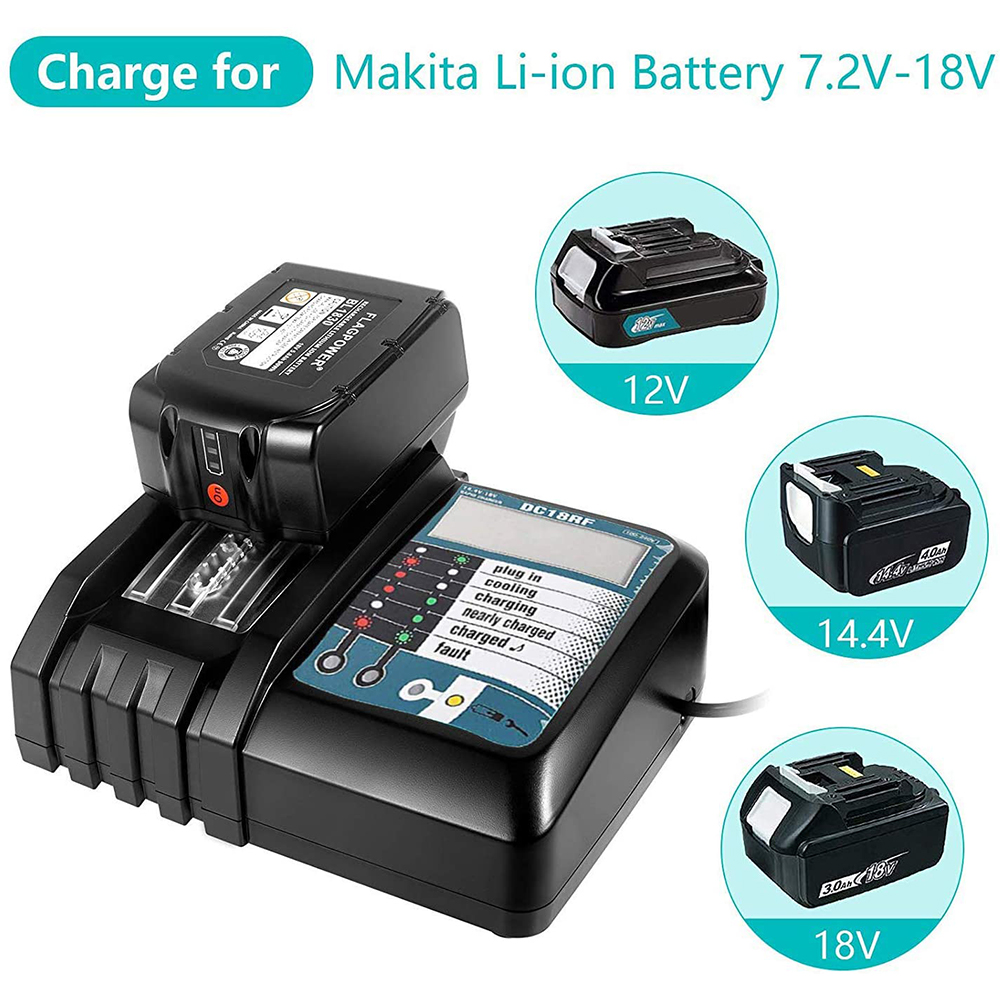 DC18RF 3A Batterij Lader Voor  - Power Tools Uk recensie en prijs