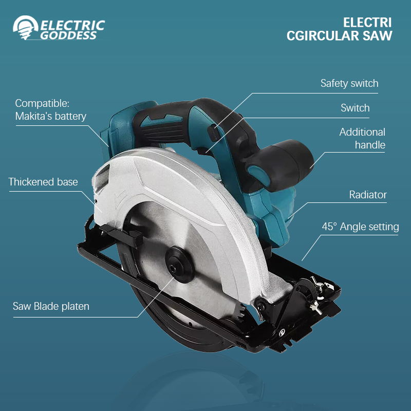 5/7 Inch Borstelloze Elektrisc - Circular Saw Cordless recensie en prijs