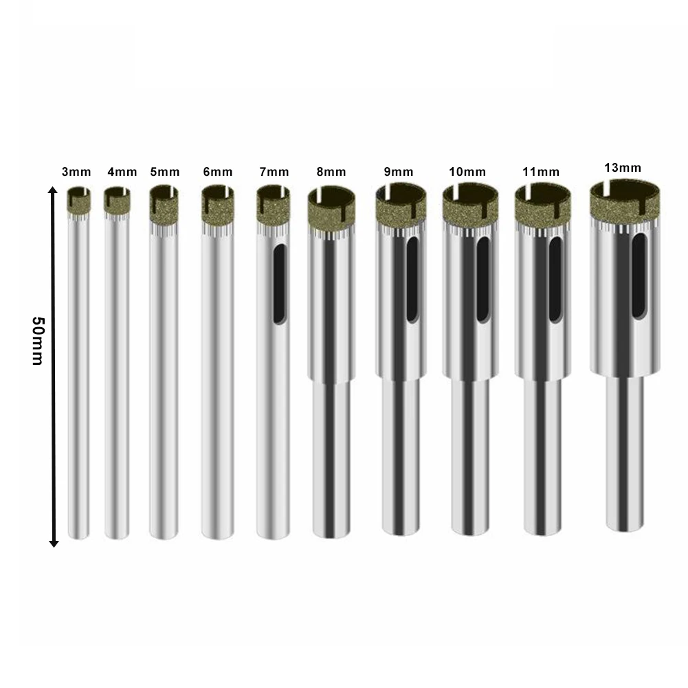 10PCS 3mm-14mm Diamant Gecoate - Power Tools Jigsaw recensie en prijs